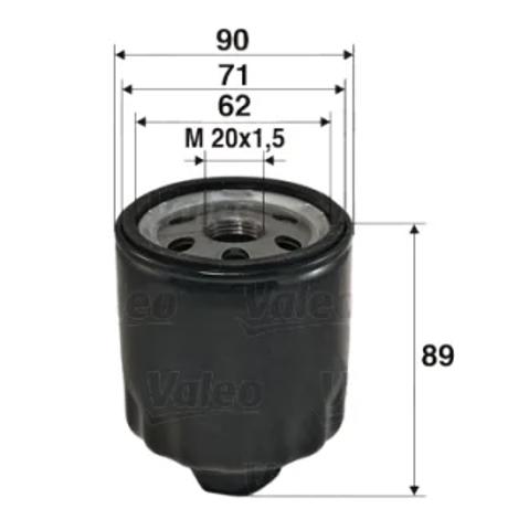 Маслофильтр 586004 VALEO
