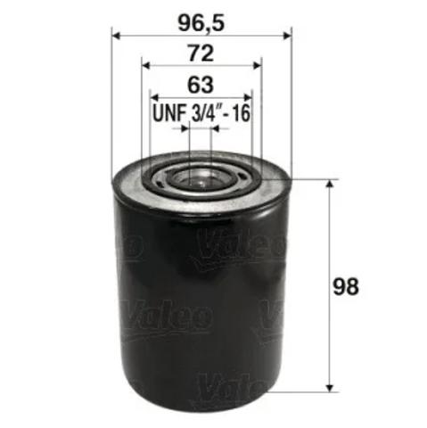 Фильтр масляный грубой очистки (полнопоточный) 586007 VALEO