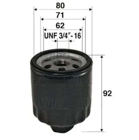 Фильтр масляный грубой очистки (полнопоточный) 586009 VALEO