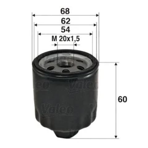 Фильтр масляный грубой очистки (полнопоточный) 586011 VALEO