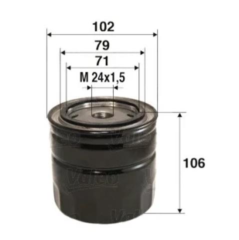 Фильтр центробежный очистки масла 586025 VALEO