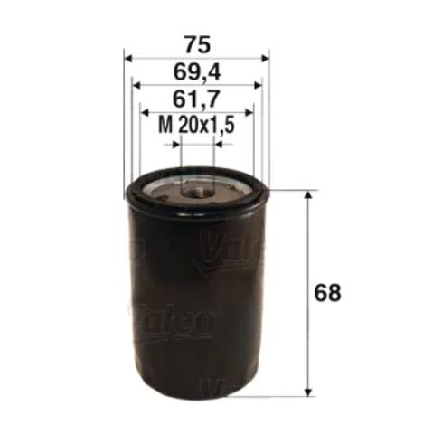 Фильтр масла 586051 VALEO