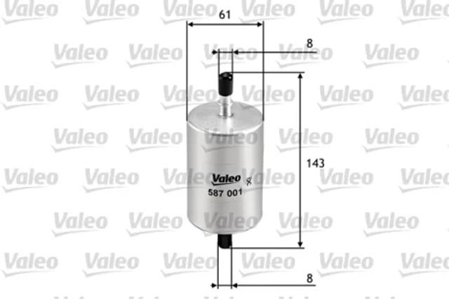 Фильтр топливный 587001 VALEO