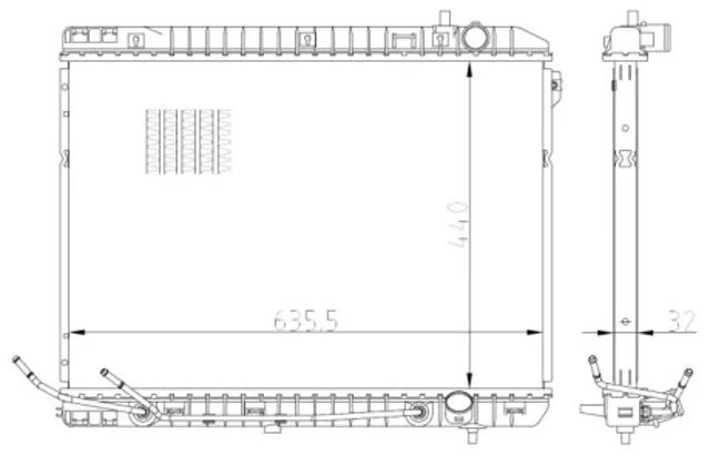 NRF 59297 Радиатор охлаждения двигателя в наличии Хмельницкий