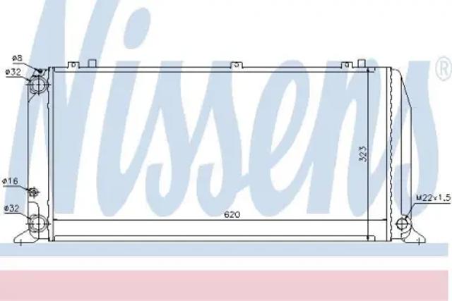 NISSENS 60488 Радиатор в наличии Киев
