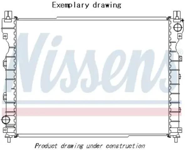 Радиатор 606836 NISSENS