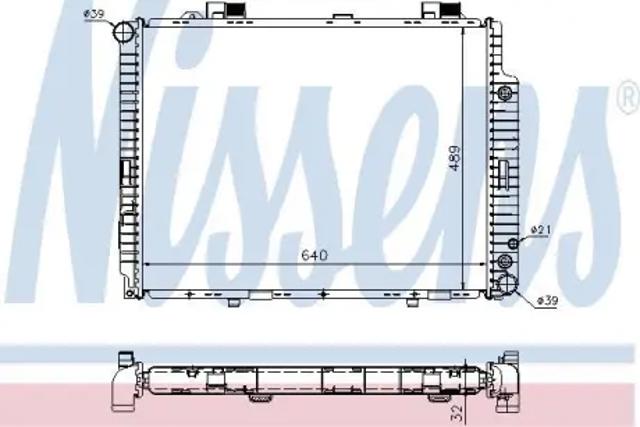 62608A NISSENS Радиатор купить в Николаев