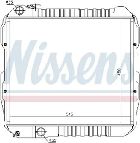 Радиатор 64845 NISSENS