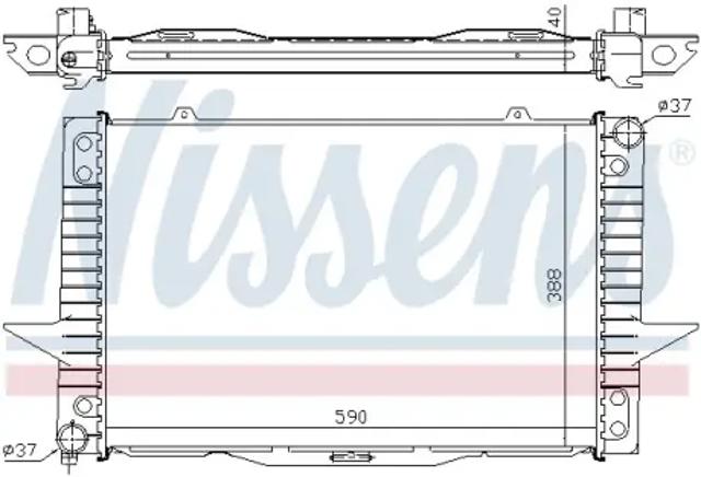 Радиатор 65536A NISSENS