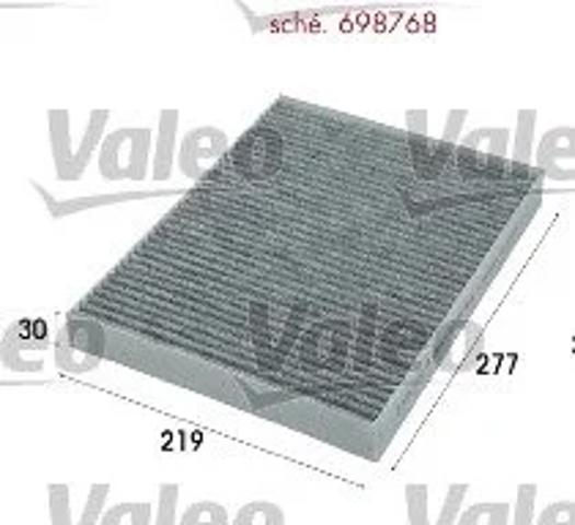 Фильтр пылевой 698768 VALEO