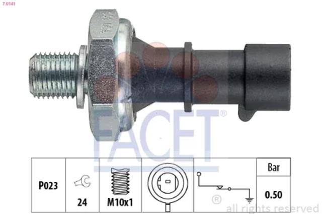 Датчик указателя давления масла 70141 FACET