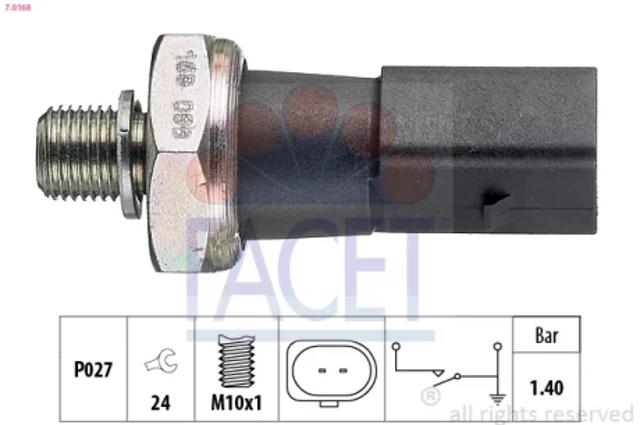 Датчик указателя давления масла 70168 FACET