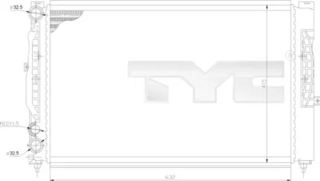 Радиатор водяной Seat Ibiza 4