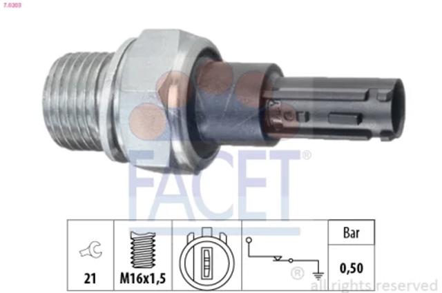 Датчик указателя давления масла 70203 FACET