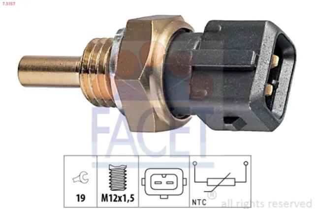 Сигнальная лампа охлаждающей жидкости 73157 FACET
