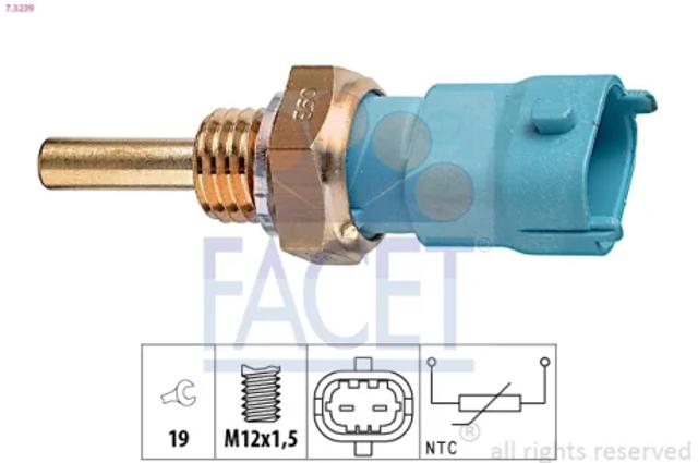 Датчик температуры жидкости 73239 FACET