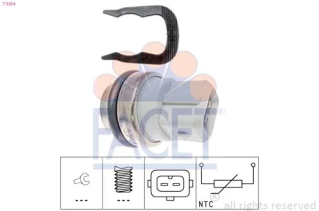 Приемник указателя температуры воды 73254 FACET