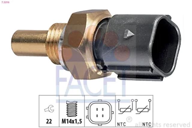 Датчик температуры жидкости 73316 FACET