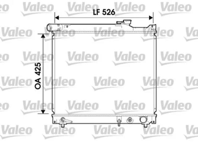 734214 VALEO Радиатор охлаждения двигателя купить в Полтава