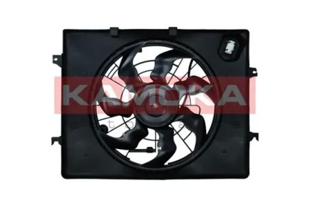 Диффузор радиатора охлаждения в сборе с мотором 7740058 KAMOKA