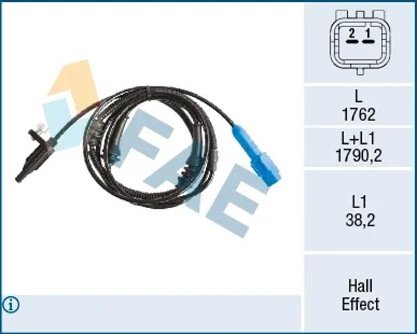 Датчик ABS задний 78516 FAE