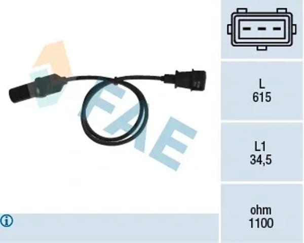 Датчик частоты вращения коленвала 79005 FAE