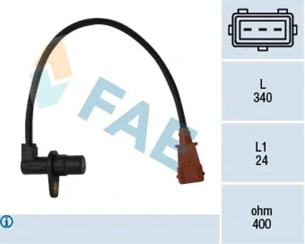 Датчик положения коленчатого вала 79033 FAE
