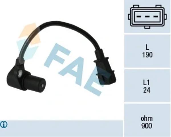 Датчик положения коленвала 79046 FAE