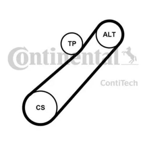 Ремень агрегатов приводной, комплект 7PK880K1 CONTINENTAL