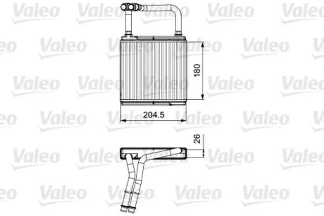 Радиатор печки 811526 VALEO