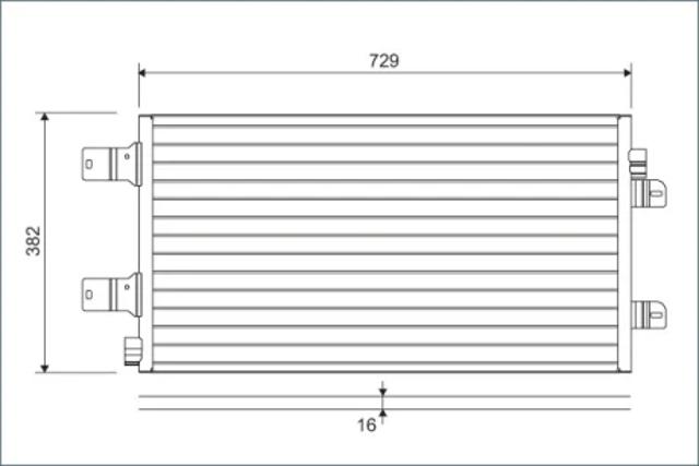 Конденсер 814003 VALEO