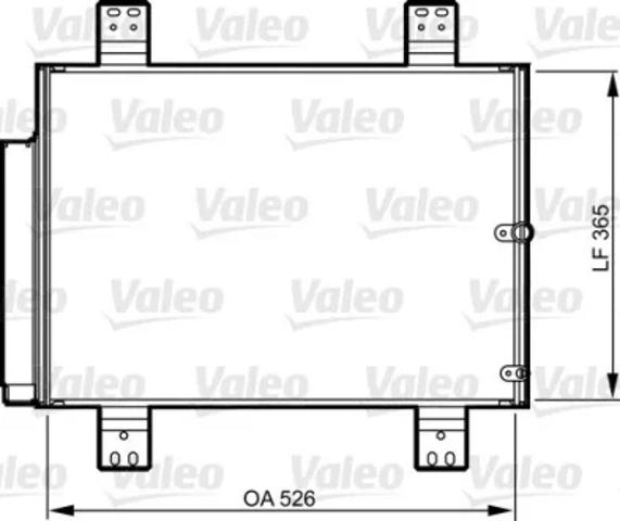 Радиатор системы охлаждения кондиционера 814206 VALEO