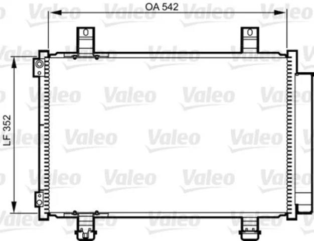 Конденсатор системы охлаждения 814219 VALEO