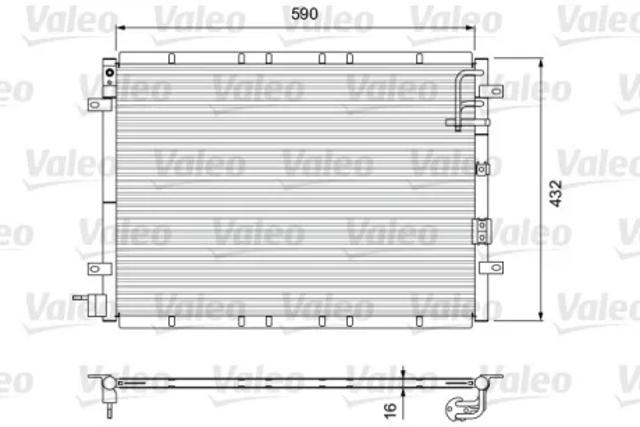 Конденсатор кондиционера 818080 VALEO