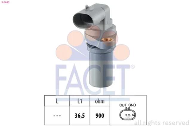 Датчик коленвала 90440 FACET