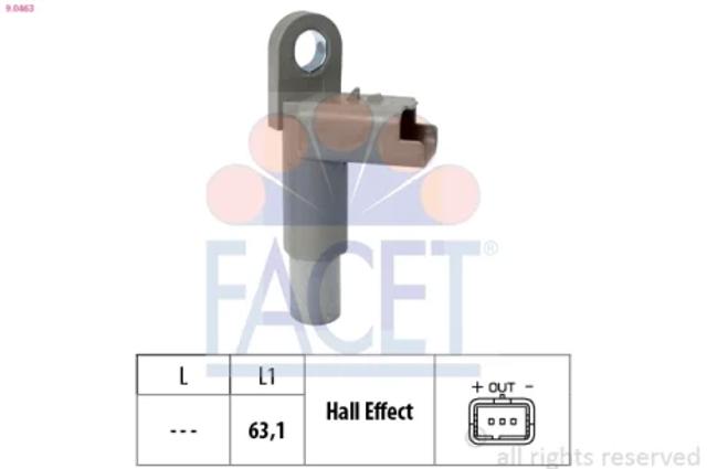 Датчик положения распредвала 90463 FACET