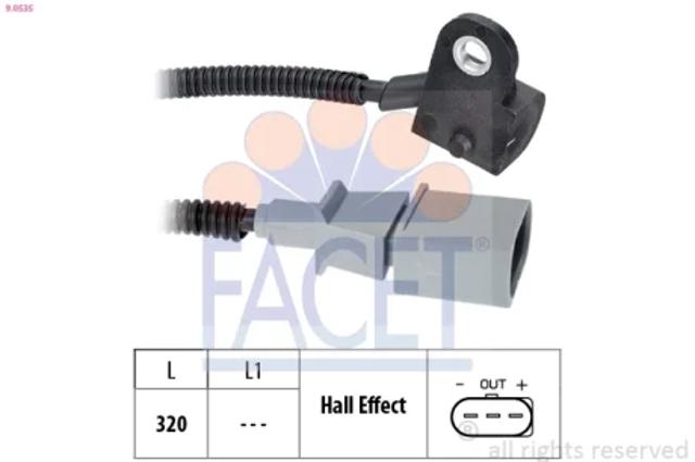 Датчик распредвала 90535 FACET