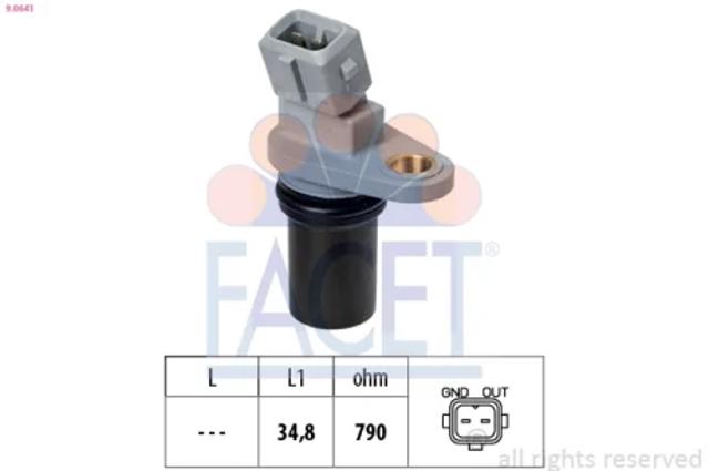 Датчик скорости спидометра 90641 FACET