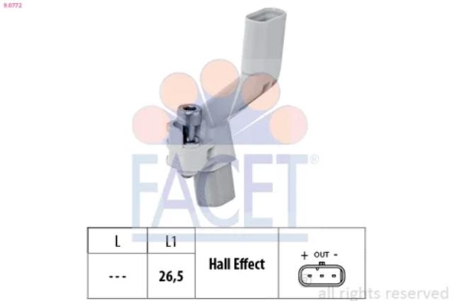 Датчик положения коленвала 90772 FACET