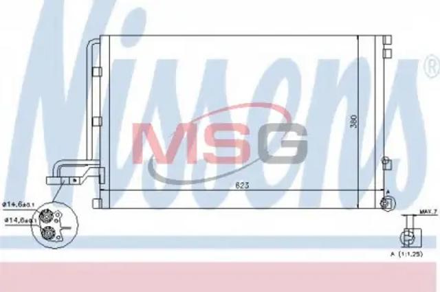 Конденсер 940087 NISSENS