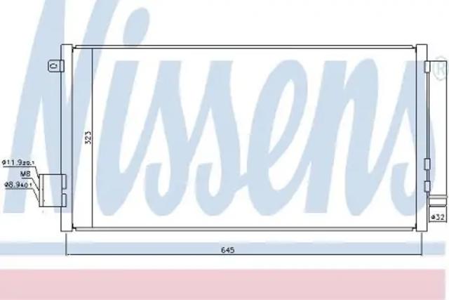 Конденсатор 940395 NISSENS