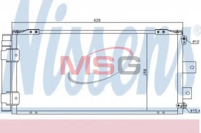 NISSENS 940421 Радиатор кондиционера в наличии Черновцы