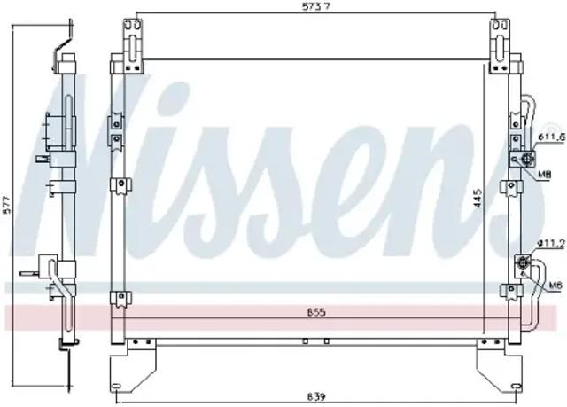 Конденсатор 940805 NISSENS
