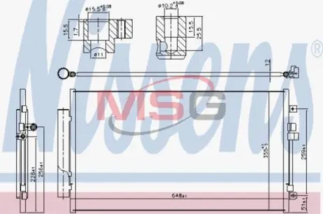 NISSENS 941064 Радиатор кондиционера в наличии Черкассы