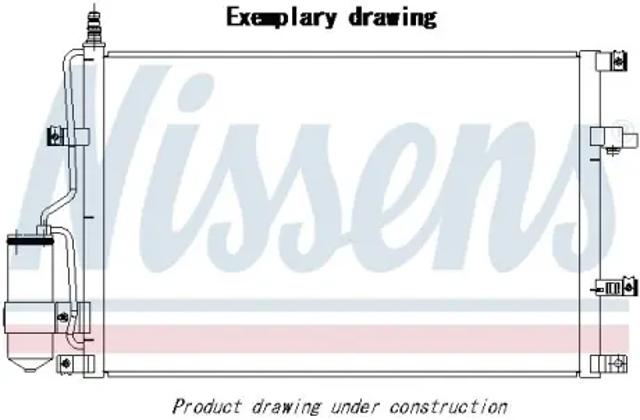 NISSENS 941164 Радиатор кондиционера в наличии Украина