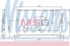 Конденсатор кондиционера 94718 NISSENS