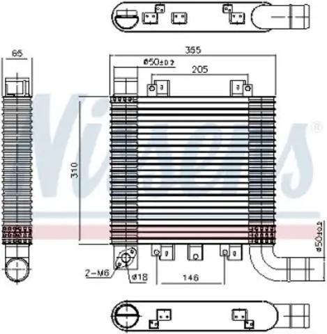 Интеркулер 96366 NISSENS