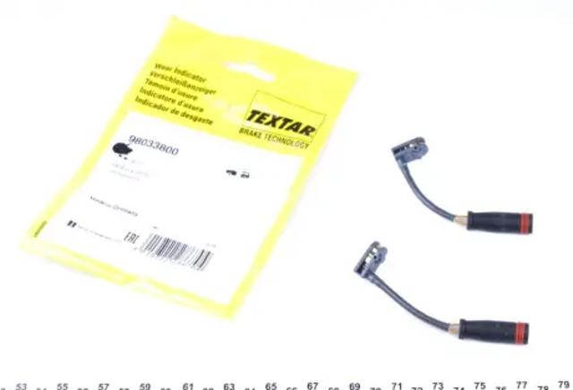  Датчик износа тормозных колодок задний 98033800 TEXTAR