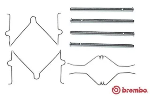 Комплект пружинок крепления передних дисковых колодок A02263 BREMBO