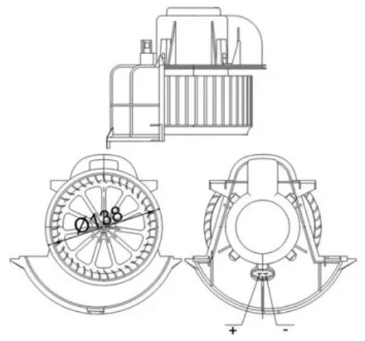 Моторчик печки AB113000S MAHLE